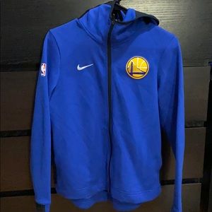 Nike Boys Golden State Warriors Zip Up
